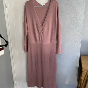 Eri+Ali mauve knit dress